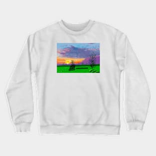 sunset Crewneck Sweatshirt